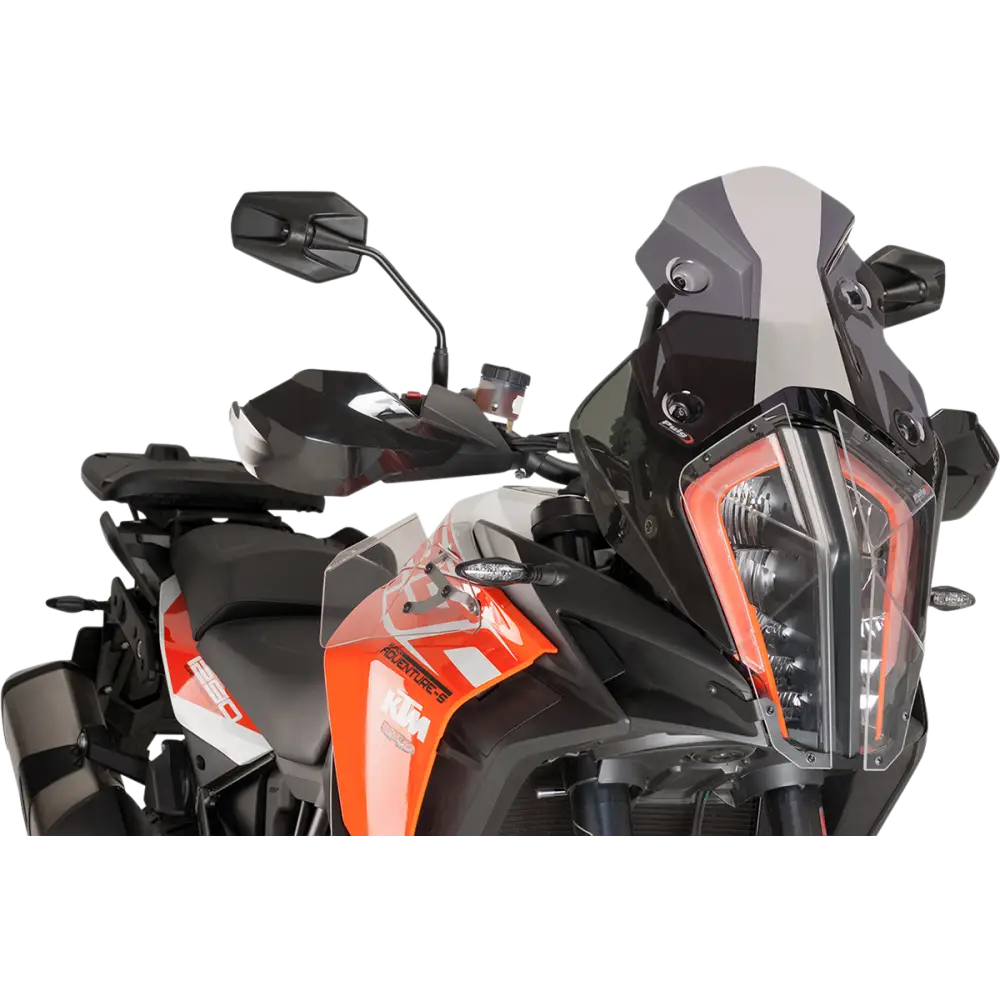 PUIG HI-TECH PARTS Race Windscreen - 11-1/2" - Dark Smoke - KTM 9716F