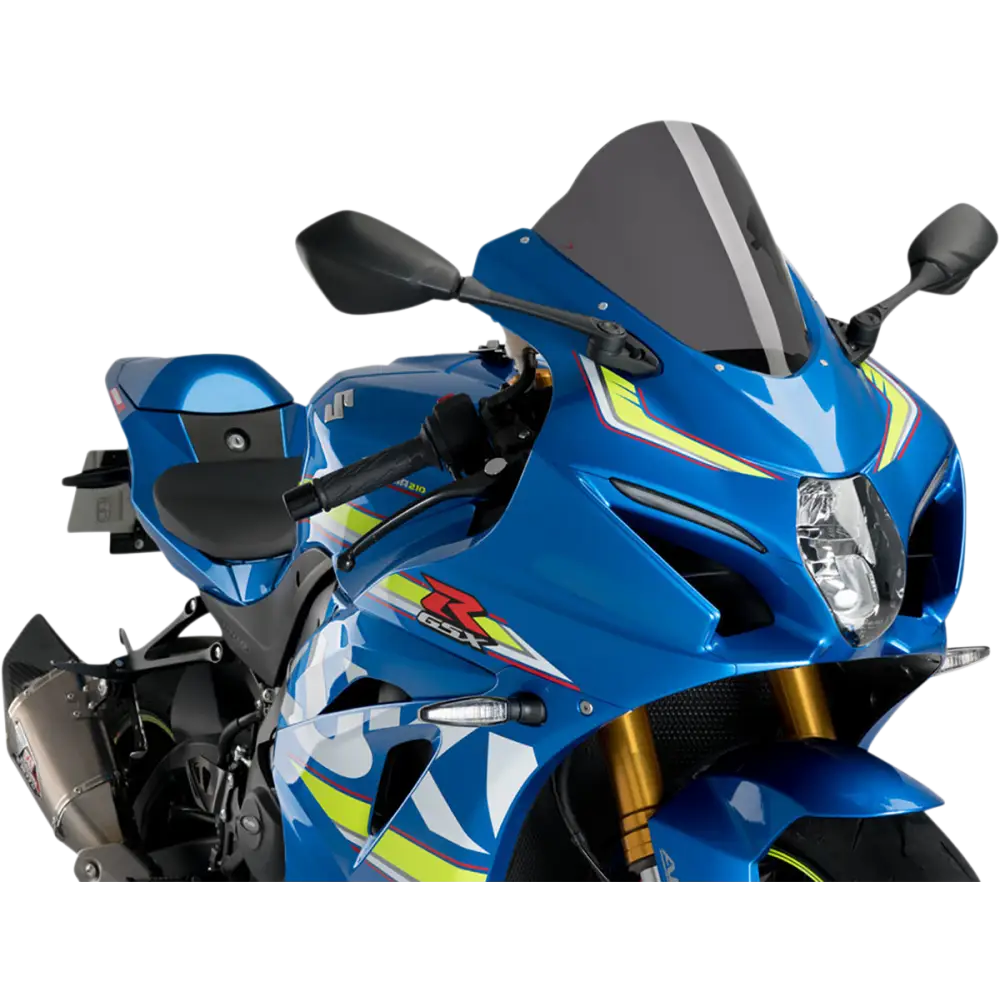 PUIG HI-TECH PARTS Race Windscreen - 11-1/4" - Dark Smoke - GSX-R 3631F