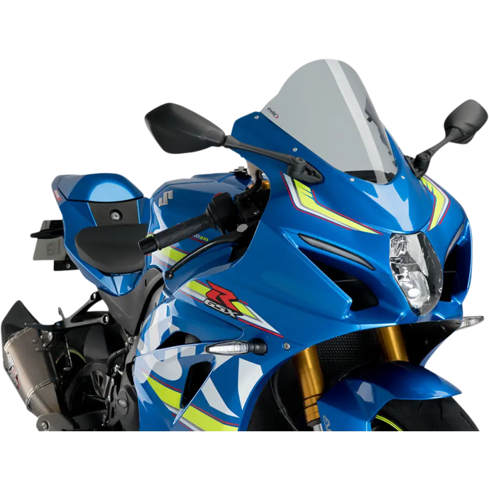 PUIG HI-TECH PARTS Race Windscreen - 11-1/4" - Smoke - GSX-R 3631H
