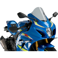PUIG HI-TECH PARTS Race Windscreen - 11-1/4" - Smoke - GSX-R 3631H