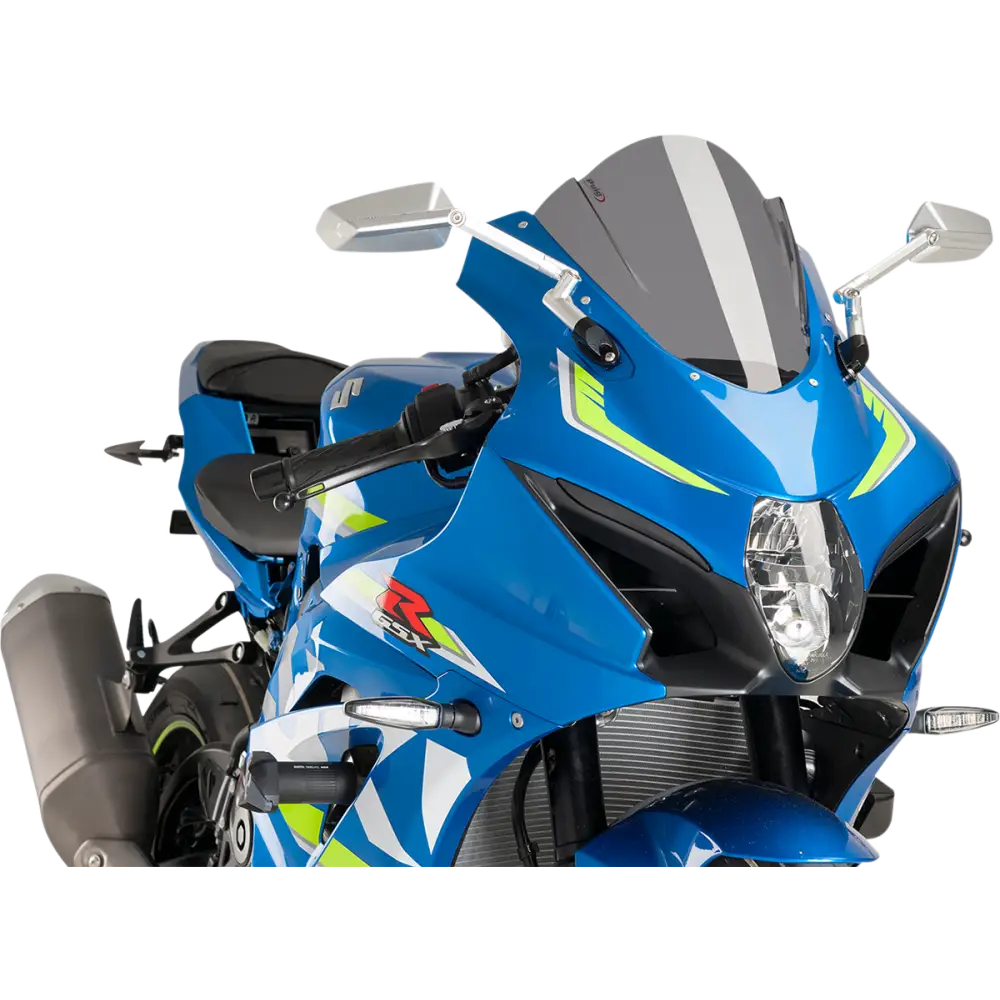 PUIG HI-TECH PARTS Race Windscreen - 12-1/4" - Dark Smoke - Suzuki 9013F