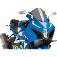 PUIG HI-TECH PARTS Race Windscreen - 12-1/4" - Dark Smoke - Suzuki 9013F
