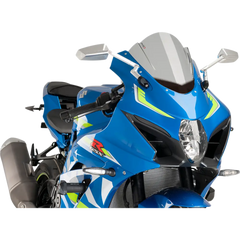 PUIG HI-TECH PARTS Race Windscreen - 12-1/4" - Smoke - Suzuki 9013H