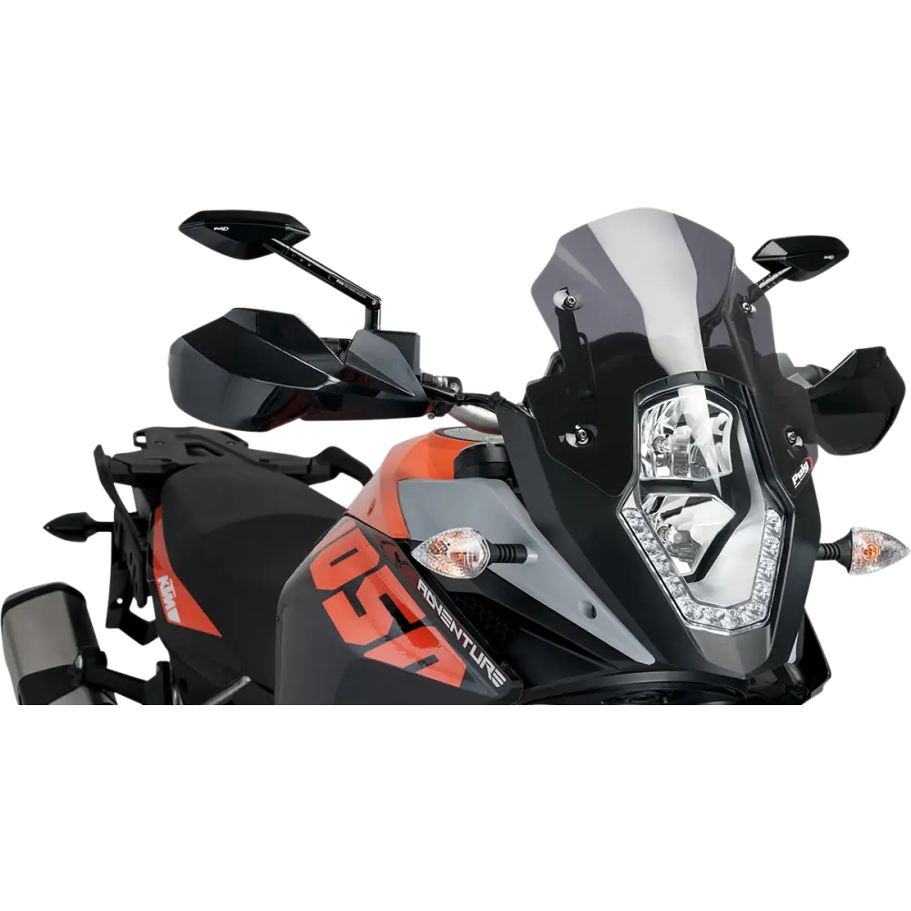 PUIG HI-TECH PARTS Race Windscreen - 12-3/8" - Dark Smoke - KTM 6847F