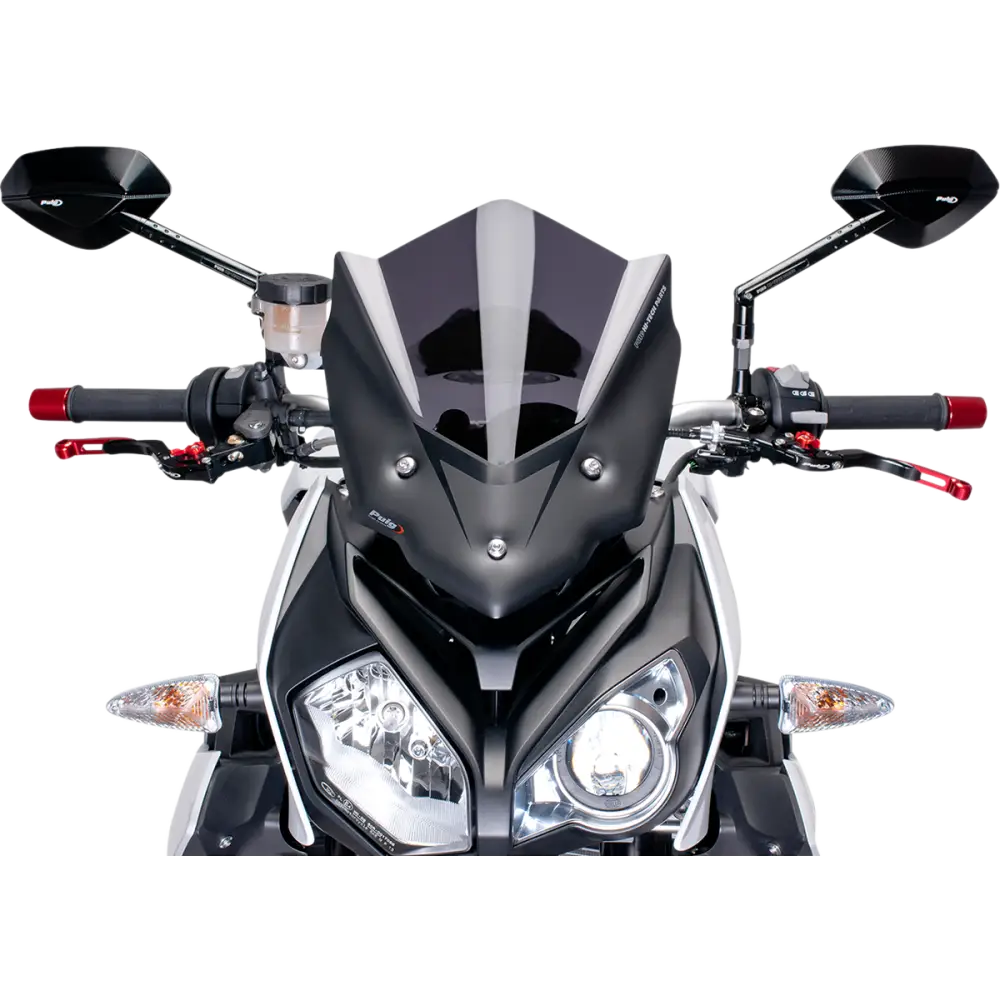 PUIG HI-TECH PARTS Race Windscreen - 13-1/4" - Dark Smoke - BMW 7040F