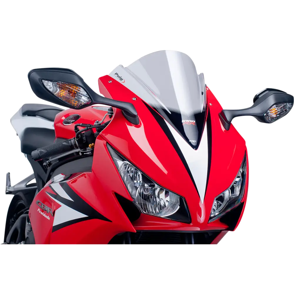 PUIG HI-TECH PARTS Race Windscreen - 13-3/8" - Smoke - CBR1000RR 5994H