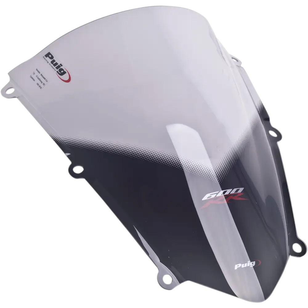 PUIG HI-TECH PARTS Race Windscreen - 13-3/8" - Smoke - CBR600RR 4356H