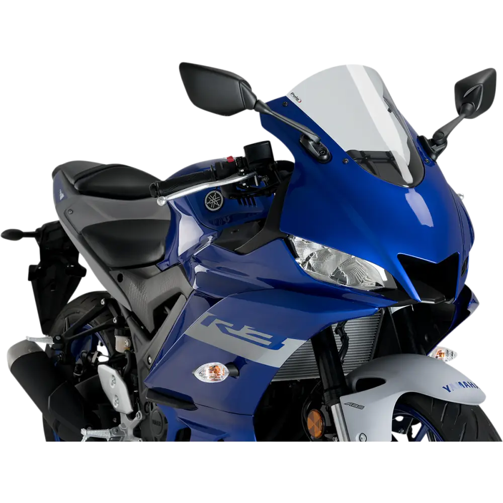 PUIG HI-TECH PARTS Race Windscreen - 13" - Clear - YZF-R3 3737W