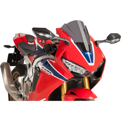 PUIG HI-TECH PARTS Race Windscreen - 13" - Dark Smoke - Honda 9407F