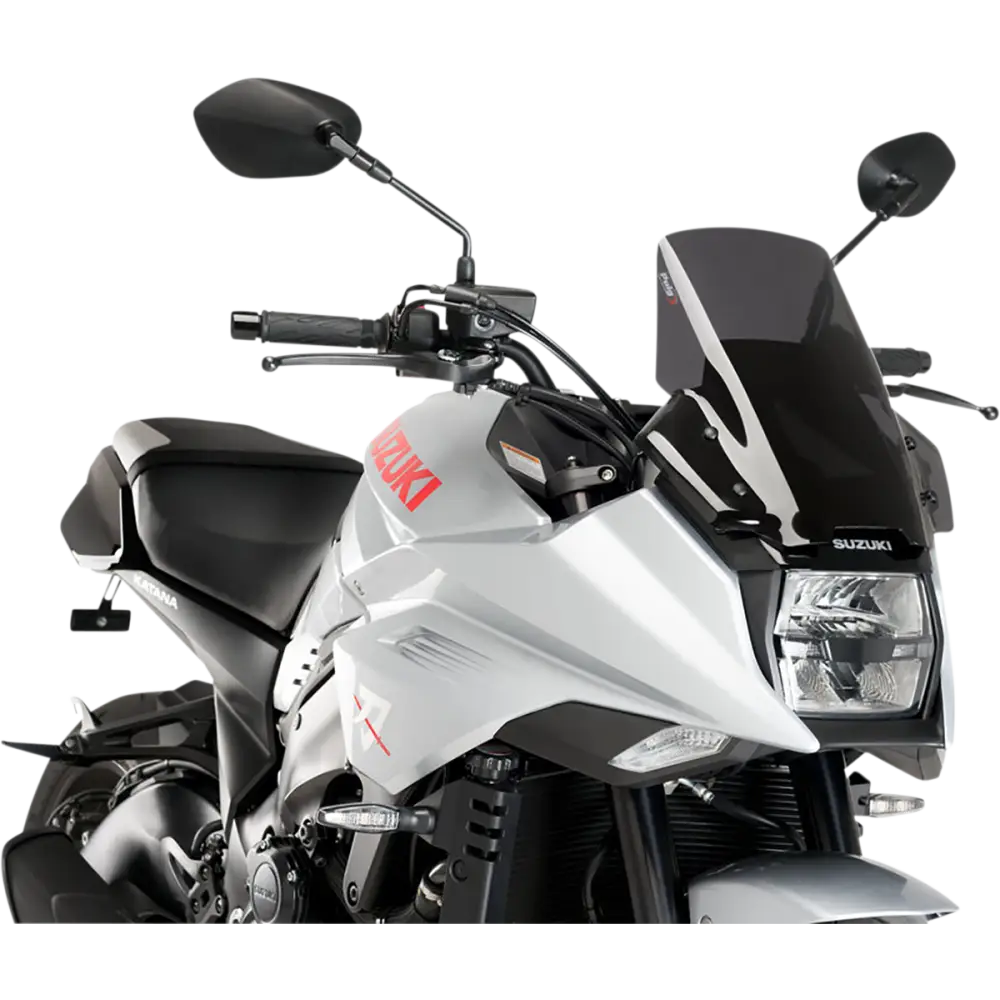 PUIG HI-TECH PARTS Race Windscreen - 13" - Dark Smoke - YZF-R3 3737F