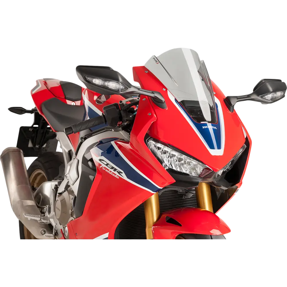 PUIG HI-TECH PARTS Race Windscreen - 13" - Smoke - Honda 9407H