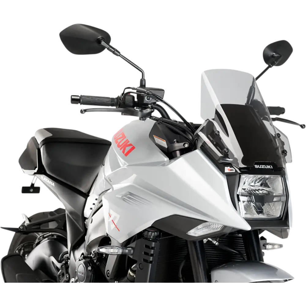 PUIG HI-TECH PARTS Race Windscreen - 13" - Smoke - YZF-R3 3737H