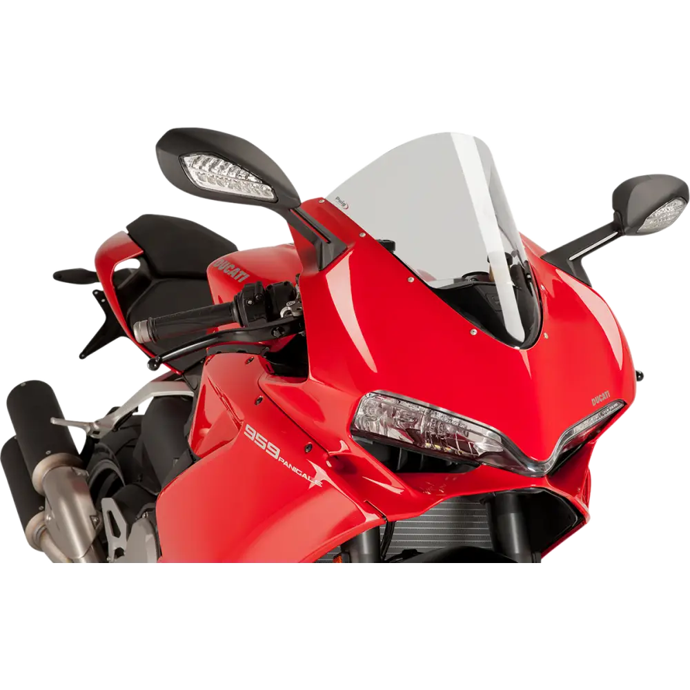 PUIG HI-TECH PARTS Race Windscreen - 14-1/2" - Clear - Panigale 7621W