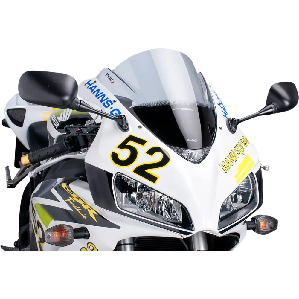 PUIG HI-TECH PARTS Race Windscreen - 14-1/2" - Smoke - CBR1000RR 1665H
