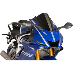 PUIG HI-TECH PARTS Race Windscreen - 14-1/4" - Black - Yamaha 9723N