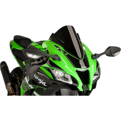 PUIG HI-TECH PARTS Race Windscreen - 14-1/4" - Black - ZX10R 8912N