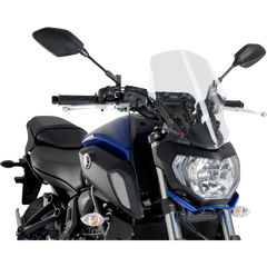 PUIG HI-TECH PARTS Race Windscreen - 14-1/4" - Clear - Tour - Yamaha 9667W