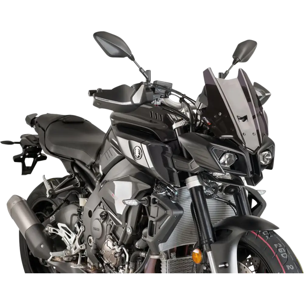 PUIG HI-TECH PARTS Race Windscreen - 14-1/4" - Dark Smoke - MT10 8917F