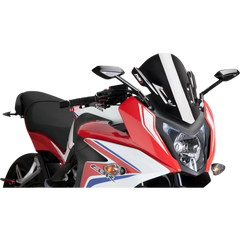 PUIG HI-TECH PARTS Race Windscreen - 14" - Black - CBR650F 7003N