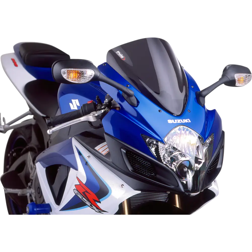 PUIG HI-TECH PARTS Race Windscreen - 14" - Dark Smoke - Suzuki 4055F