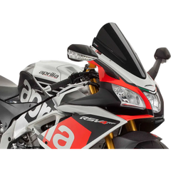 PUIG HI-TECH PARTS Race Windscreen - 15-1/2" - Black - RSV4 7614N