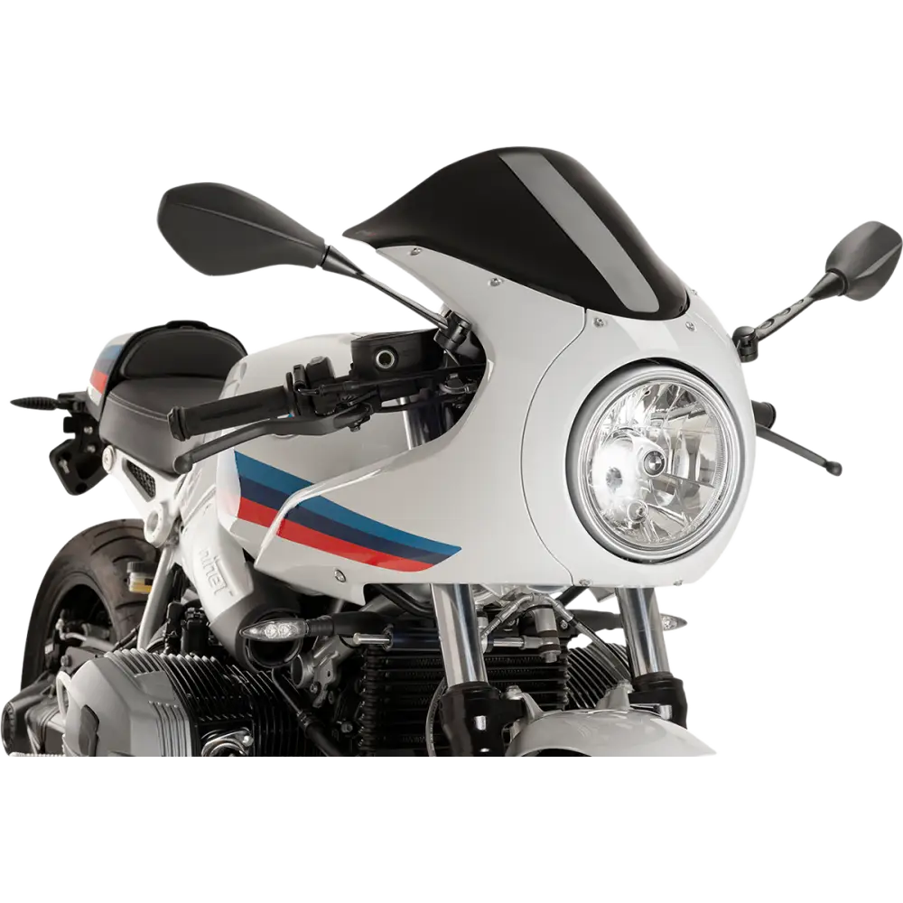 PUIG HI-TECH PARTS Race Windscreen - 15-1/4" - Black - BMW 9402N