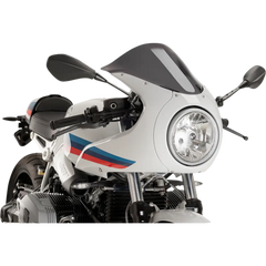 PUIG HI-TECH PARTS Race Windscreen - 15-1/4" - Dark Smoke - BMW 9402F
