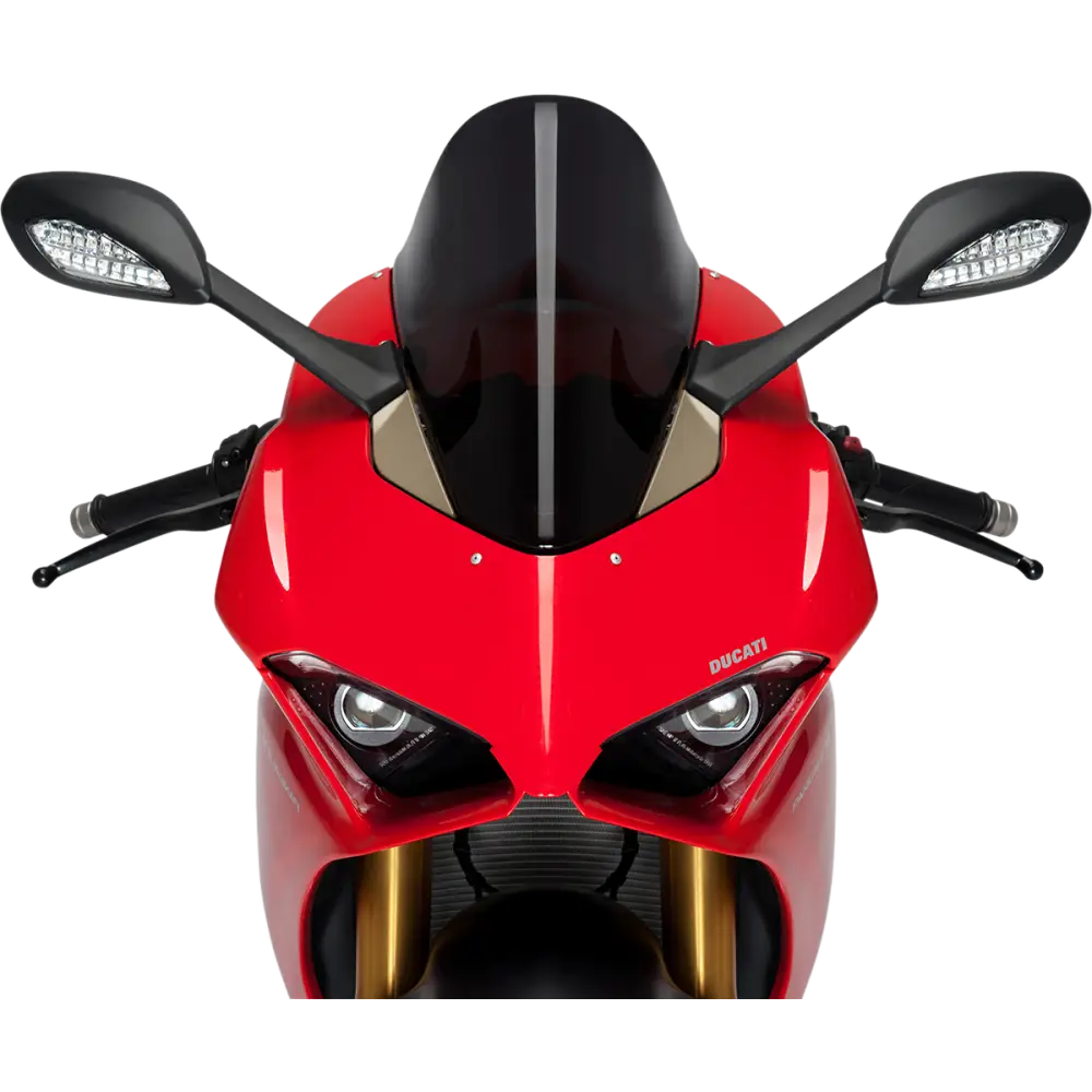 PUIG HI-TECH PARTS Race Windscreen - 15-3/4" - Black - Ducati 9690N