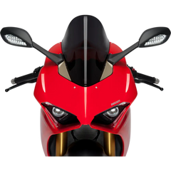 PUIG HI-TECH PARTS Race Windscreen - 15-3/4" - Black - Ducati 9690N