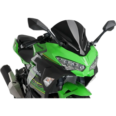 PUIG HI-TECH PARTS Race Windscreen - 15-3/4" - Black - Kawasaki 9976N