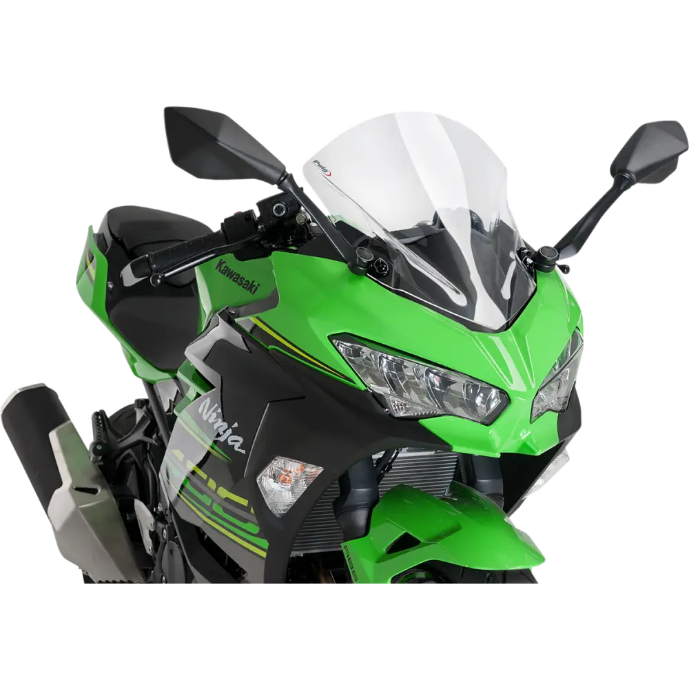 PUIG HI-TECH PARTS Race Windscreen - 15-3/4" - Clear - Kawasaki 9976W