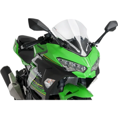 PUIG HI-TECH PARTS Race Windscreen - 15-3/4" - Clear - Kawasaki 9976W