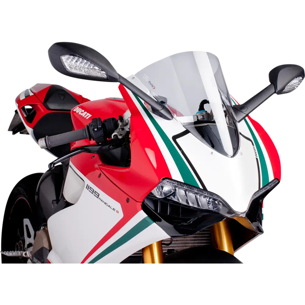PUIG HI-TECH PARTS Race Windscreen - 15-3/4" - Clear - Panigale 5990W