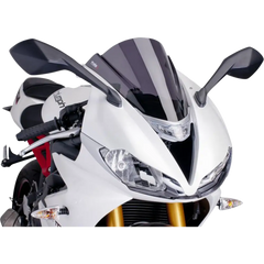 PUIG HI-TECH PARTS Race Windscreen - 15-3/8" - Dark Smoke - Triumph 6498F