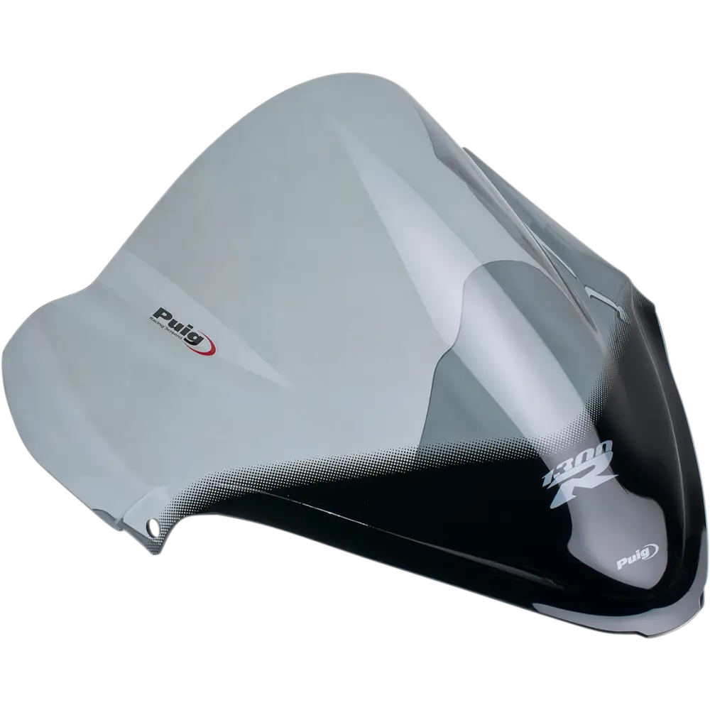 PUIG HI-TECH PARTS Race Windscreen - 15-3/8" - Smoke - Hayabusa 4826H
