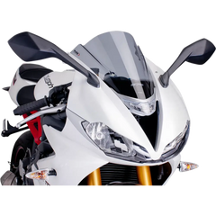 PUIG HI-TECH PARTS Race Windscreen - 15-3/8" - Smoke - Triumph 6498H