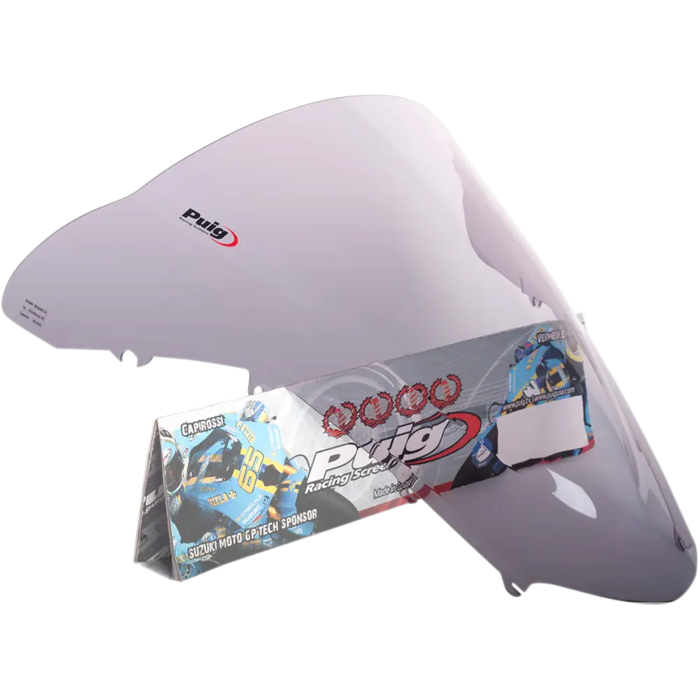 PUIG HI-TECH PARTS Race Windscreen - 15-3/8" - Smoke - VFR800FI 1097H