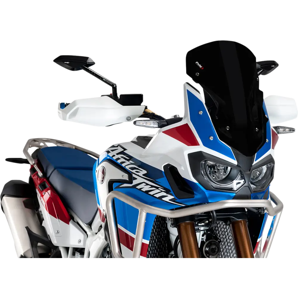 PUIG HI-TECH PARTS Race Windscreen - 16-1/4" - Black - Honda 8904N
