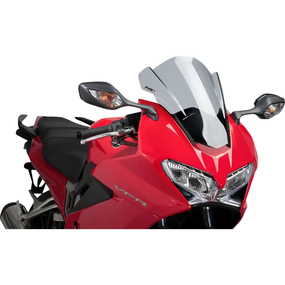 PUIG HI-TECH PARTS Race Windscreen - 17-1/8" - Smoke - VRF800 7598H