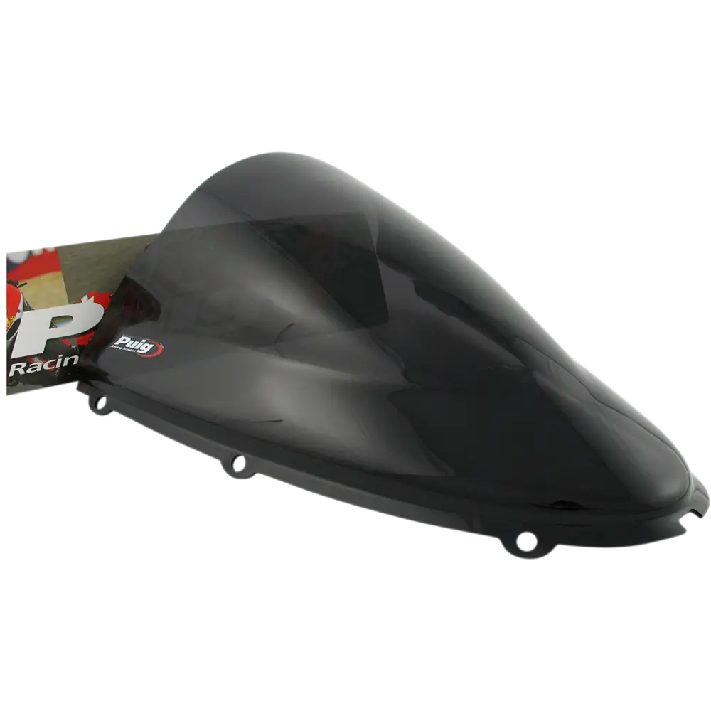 PUIG HI-TECH PARTS Race Windscreen - 17-3/8" - Dark Smoke - ZX14 4057F