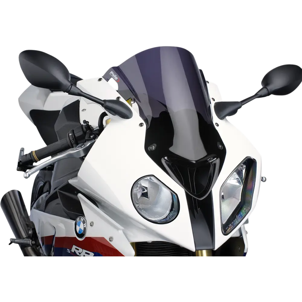 PUIG HI-TECH PARTS Race Windscreen - 17" - Dark Smoke - S1000RR 5205F