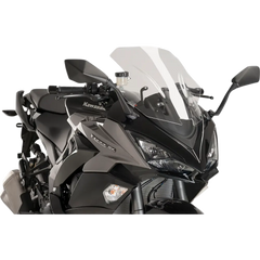 PUIG HI-TECH PARTS Race Windscreen - 18-1/2" - Clear - Kawasaki 9408W