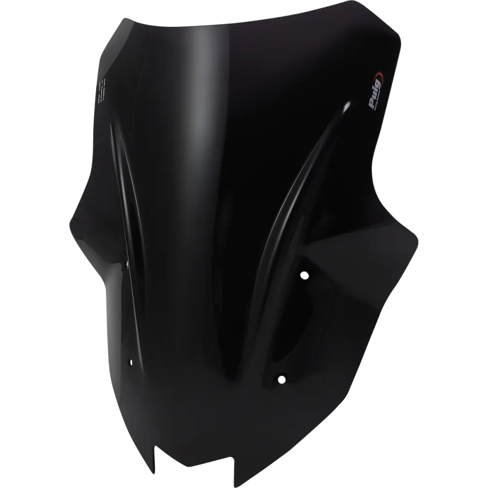 PUIG HI-TECH PARTS Race Windscreen - 18-1/2" - Dark Smoke - Kawasaki 20471F