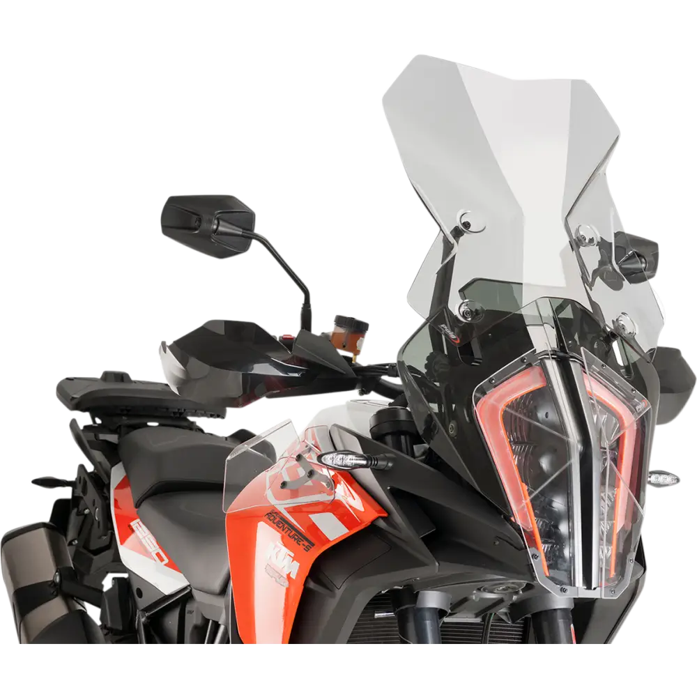 PUIG HI-TECH PARTS Race Windscreen - 19-3/8" - Smoke - KTM 9717H