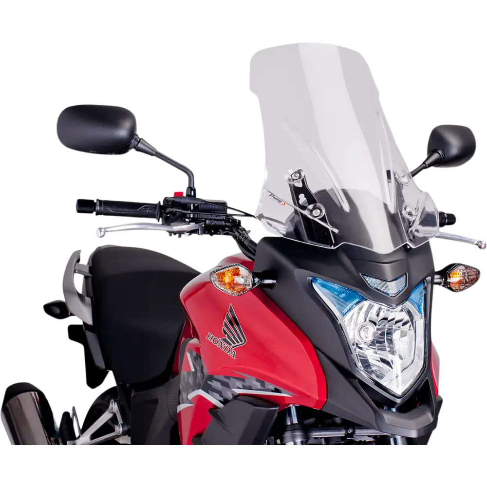 PUIG HI-TECH PARTS Race Windscreen - 19" - Clear - Tour 6480W