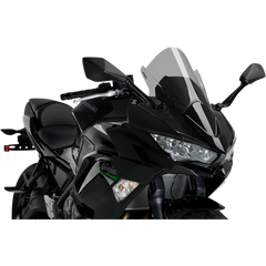 PUIG HI-TECH PARTS Race Windscreen - 19" - Smoke - Kawasaki 3881H