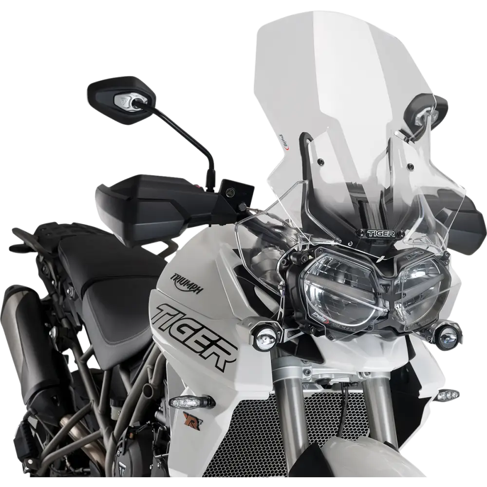 PUIG HI-TECH PARTS Race Windscreen - 21-5/8" - Clear - Tiger 9656W