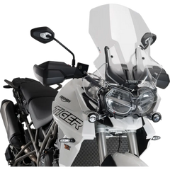PUIG HI-TECH PARTS Race Windscreen - 21-5/8" - Clear - Tiger 9656W