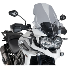 PUIG HI-TECH PARTS Race Windscreen - 24-1/2" - Light Smoke - Tiger 9613H