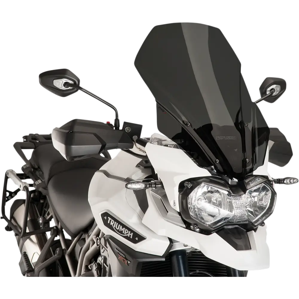 PUIG HI-TECH PARTS Race Windscreen - 24-7/8" - Light Smoke - Tour - Tiger 8915H